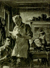 The shoemaker spelled out the words with gentle, half-moving lips (1913) by F Walter Taylor and F Walter Frank Walter Taylor