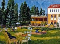 Aihe kauniaisista impressionism art by Sulho Sipil&auml;. Original public domain image from Finnish National Gallery. Digitally enhanced impressionism art by rawpixel.