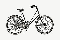Bicycle vintage illustration psd. Remixed by rawpixel. 