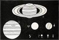 The elements of astronomy; a textbook (1919) chromolithograph art by Charles Augustus. Original public domain image from Wikimedia Commons. Digitally enhanced by rawpixel.