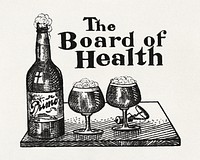 Primo Beer (1904) drawing by the Honolulu Brewing & Malting Company. Original public domain image from Wikipedia. Digitally enhanced by rawpixel.