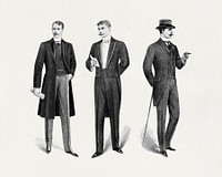 The tailor and cutter index fashion (19th century) drawing. Original public domain image from Wikipedia. Digitally enhanced by rawpixel.