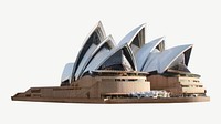 Opera House in Australia collage element psd