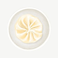 Xiaolongbao, Chinese dim sum collage element  psd