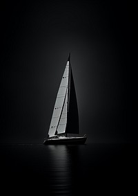 A sailing boat watercraft sailboat vehicle. AI generated Image by rawpixel.