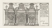 Ingang van de schatkamer van de Dom van Napels (1659 - 1707) by anonymous, C Cosmo, Nicola Caetano d Aragon and Antonio Bulifon
