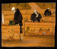 The garden of death, 1896, by Hugo Simberg. Original public domain image from Finnish National Gallery. Digitally enhanced by rawpixel.