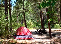 Hanna Flat Family CampgroundThis family campground is located in the Big Bear Lake Recreation AreaForest Service photo by Tania C. Parra. Original public domain image from Flickr