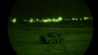 U.S. Soldiers assigned to 1st Platoon, Lightning Troop, 3rd Squadron, 2d Calvary Regiment operate a Stryker armored vehicle while participating in a combined arms live fire exercise during Noble Partner 18 in Vaziani, Georgia, Aug. 13, 2018.