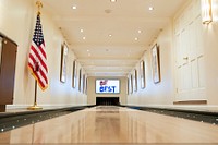 Be Best Bowling with First Lady Melania Trump, The newly renovated bowling alley is photographed Monday, April 29, 2019, in the White House. (Official White House Photo by Andrea Hanks). Original public domain image from Flickr