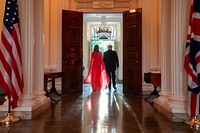 President Trump and First Lady Melania Trump at Winfield House