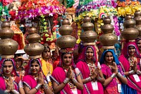 President Trump and the First Lady in India