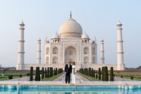 President Trump and the First Lady in India