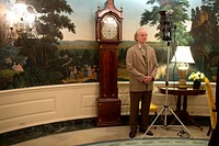 Feb. 18, 2014: "You gotta love Bill Murray. The actor had been invited to the White House along with other cast members of 'The Monuments Men' for a movie screening in the Family Theater of the White House. Prior to the screening, the President was to greet some of the cast members in the Diplomatic Reception Room. A White House staff person had told Murray where to stand, meaning before the greet. But when the President walked into the room, Murray stayed put, saying 'they told me to stand here.'"