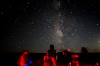 Star PartyVisitors view night sky objects through a telescope. Celebrating the designation of Canyonlands as an International Dark Sky Park, September 18, 2015 Credit: NPS/Chris Wonderly. Original public domain image from Flickr