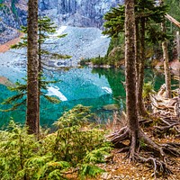 Lake Serene-Mt Baker Snoqualmie Mt. Baker Snoqualmie National Forest. Original public domain image from Flickr