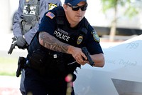 Active Shooter exercise, Safe Eagles, Freedom Elementary School, Fort Sill, Oklahoma., Aug. 3, 2016. Original public domain image from Flickr