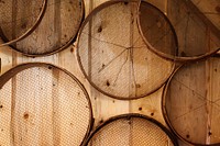 Wooden sieve. Free public domain CC0 photo.