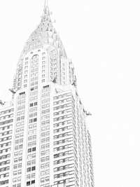 Chrysler Building in New York. Free public domain CC0 image.