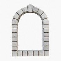 Arched window frame clipart, barrel vault architecture