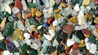 Colorful pebbles texture desktop wallpaper, high definition background