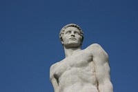 Man statue. Free public domain CC0 photo.