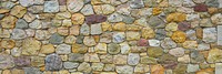 Cobblestones wall texture background, twitter header design