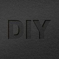 Paper cut 3d diy psd font typography