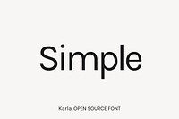 Karla Open Source Font by Jonny Pinhorn