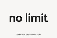 Catamaran Open Source Font by Pria Ravichandran