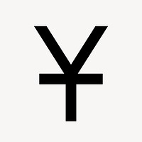 Chinese yuan icon, currency money symbol, two tone style vector