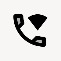 Wifi Calling, communication icon, two tone style psd