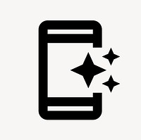 App Shortcut, action icon, outlined style vector