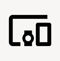 Devices Other, hardware icon, outlined style vector