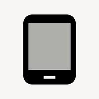 Tablet Android, hardware icon, two tone style psd
