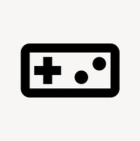 Videogame Asset, hardware icon, outlined style vector