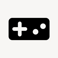 Videogame Asset, hardware icon, round style vector