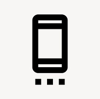 Settings Cell, action icon, outlined style vector