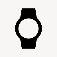 Watch, hardware icon, sharp style vector