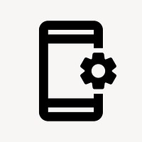 App Settings Alt, navigation icon, outlined style vector