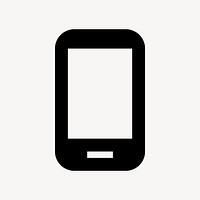 Phone Android, hardware icon, outlined style vector