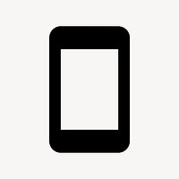 Smartphone, hardware icon, outlined style vector