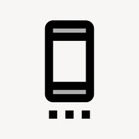 Settings Cell, action icon, two tone style vector