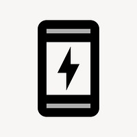 Charging Station, places icon, two tone style vector