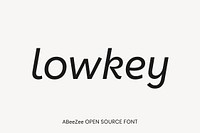 AbeeZee open source font by Anja Meiners