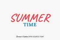 Caveat & Lora open source font by Impallari Type and Cyreal