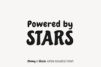 Chewy & Chicle open source font by Sideshow and Sudtipos