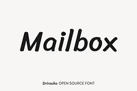 Sriracha open source font by Cadson Demak