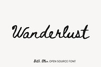 Beth Ellen open source font by Rob Jelinski, Alyson Fraser Diaz