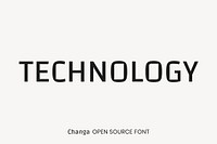 Changa open source font by Eduardo Tunni